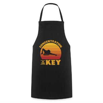 Billiards Pool Billiards Billiards Ball Billiards Cook 8Ball - Cooking Apron - black - Front - AI Model Male 185 dark (185cm)
