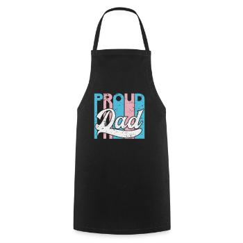 Stolzer Vater Trans Lgbt Rechte Lgbt Stolz Mama - Kochschürze - Schwarz - Vorne - AI Model Male 185 dark (185cm)