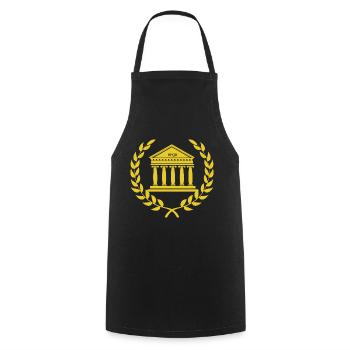 SPQR - Cooking Apron - black - Front - AI Model Male 185 dark (185cm)