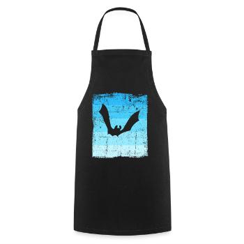 Bat Bats - Cooking Apron - black - Front - AI Model Male 185 dark (185cm)