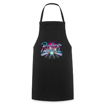 Pinball Pinball Machine Arcade Retro Slot Machine - Cooking Apron - black - Front - AI Model Male 185 dark (185cm)