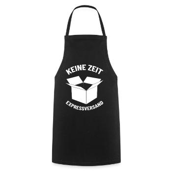 KEINE ZEIT EXPRESSVERSAND PAKET LIEFERUNG - Kochschürze - Schwarz - Vorne - AI Model Male 185 dark (185cm)