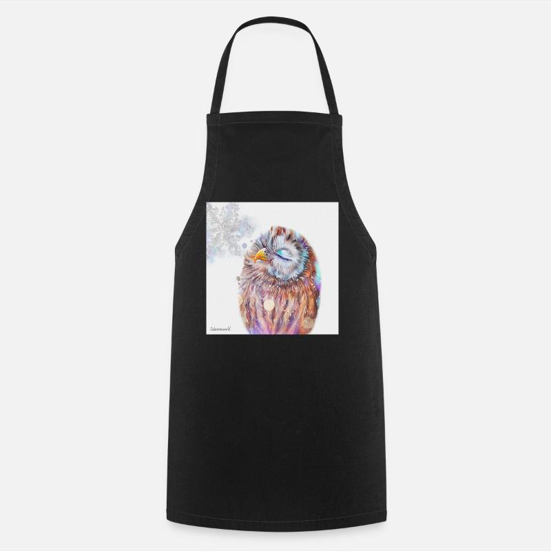 Hibou - Tablier de cuisine - noir