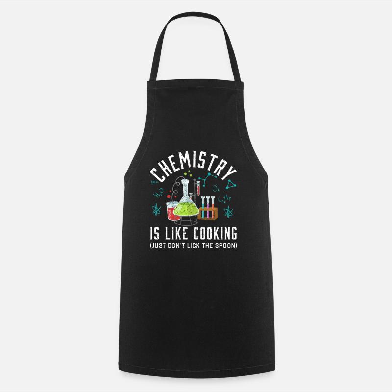 Chimie - Tablier de cuisine - noir