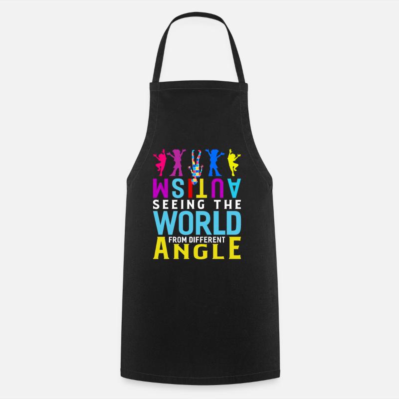 Autistic Autism Autistic Autistic Gift - Cooking Apron - black
