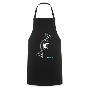 Parkour Freerunning Backflip Freestyle Acrobatics - Cooking Apron - black - Front - AI Model Male 185 dark (185cm)