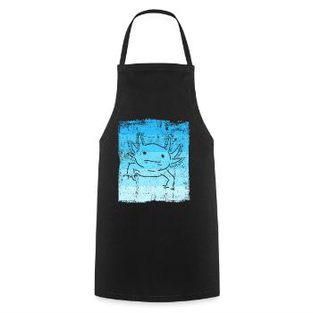 Axolotl lovers amphibians - Cooking Apron - black - Front - AI Model Male 185 dark (185cm)