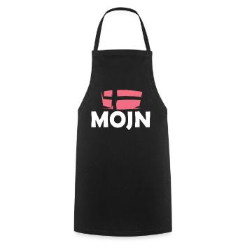 dansk Denmark Symbol Flag Flag Logo Graphic - Cooking Apron - black - Front - AI Model Male 185 dark (185cm)