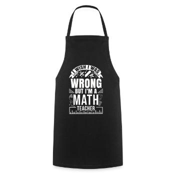 Mathematik Nerd Algebra Geometrie Formel Mathe - Kochschürze - Schwarz - Vorne - AI Model Male 185 dark (185cm)