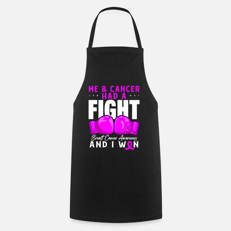 Cancer Chemotherapy Chemo Gift - Cooking Apron - black