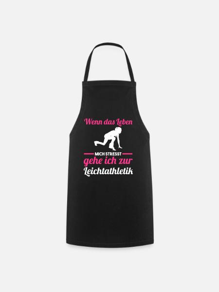 Leichtathletik - Kochschürze - Schwarz
