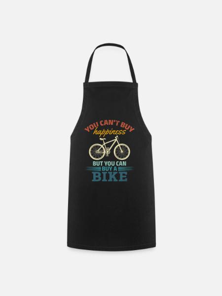Mountainbike Sie können kein Glück kaufen, aber - Kochschürze - Schwarz