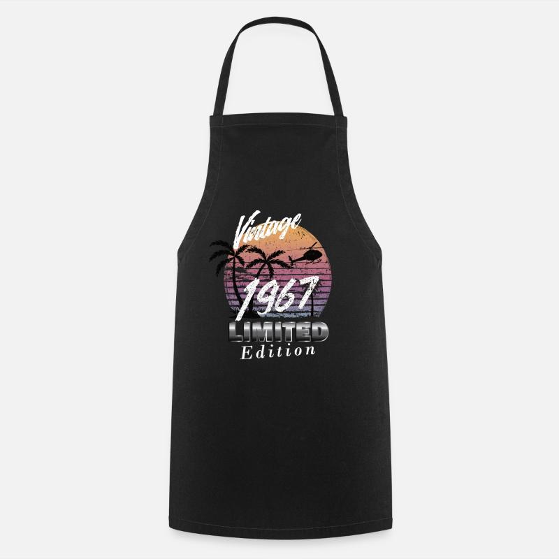 Vintage 1967 Édition Limitée - Tablier de cuisine - noir