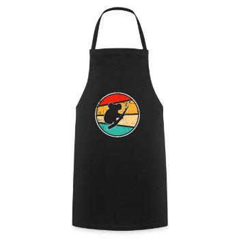 Koala Retro - Cooking Apron - black - Front - AI Model Male 185 dark (185cm)