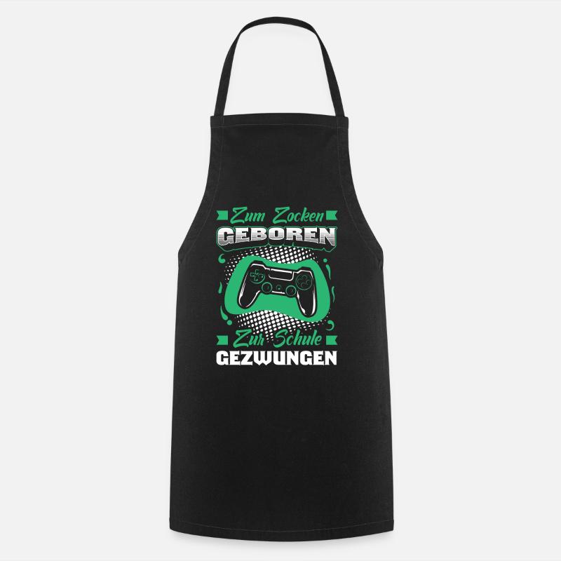 Gamer Spruch - Kochschürze - Schwarz
