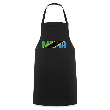 tanzanie mama - Tablier de cuisine - noir - Devant - AI Model Male 185 dark (185cm)