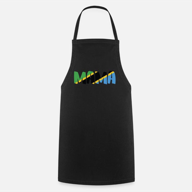 tanzanie mama - Tablier de cuisine - noir