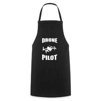 Drohne Drohnen Drohnenpilot Quadcopter - Kochschürze - Schwarz - Vorne - AI Model Male 185 dark (185cm)