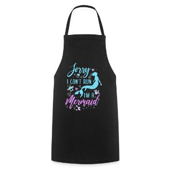 Mermaid Gift Sea Mermaid Mermaid JGA Bride - Cooking Apron - black - Front - AI Model Male 185 dark (185cm)