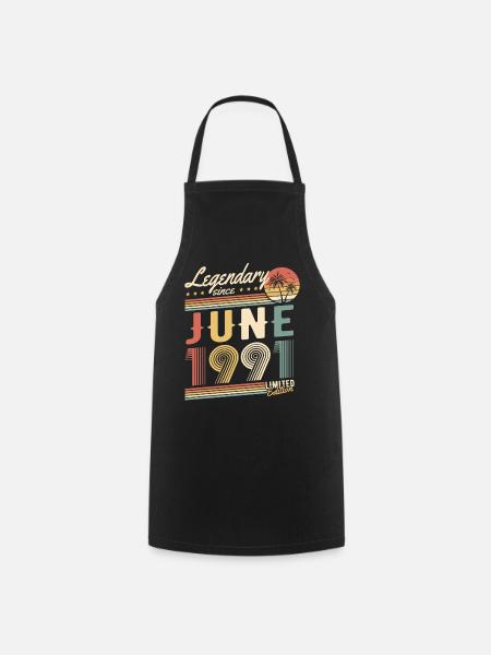 Edizione Limitata Giugno 1991 - Grembiule da cucina - nero
