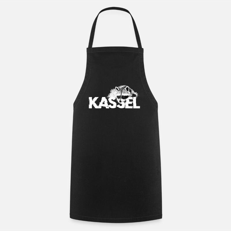 Waschbär Kassel - Kochschürze - Schwarz