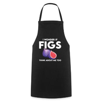 Fig Shirt - Cooking Apron - black - Front - AI Model Male 185 dark (185cm)