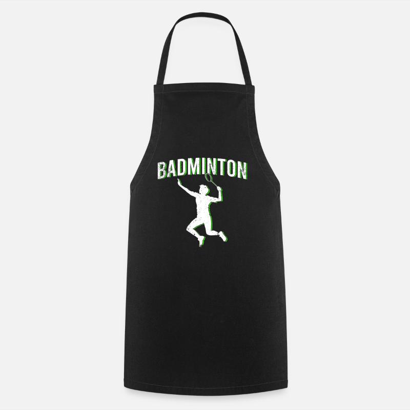 Badminton - Kochschürze - Schwarz
