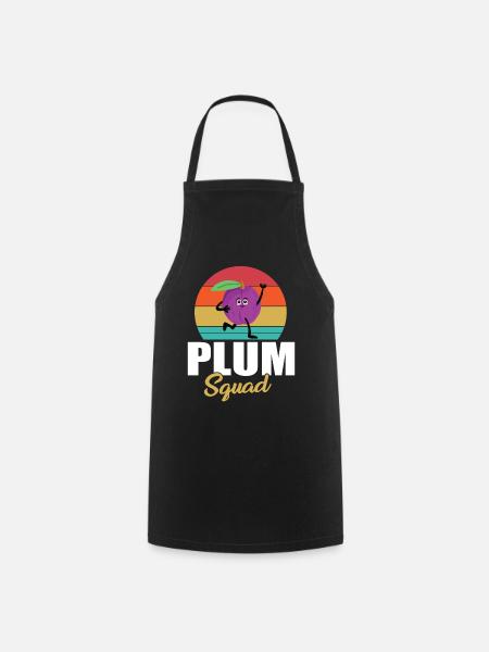 Pflaume Squad - Kochschürze - Schwarz