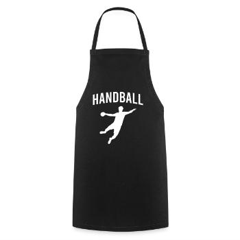 Handball - Tablier de cuisine - noir - Devant - AI Model Male 185 dark (185cm)