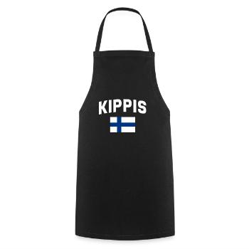 Finlande Gift Scandinavia Finlande Suomi Finne - Tablier de cuisine - noir - Devant - AI Model Male 185 dark (185cm)