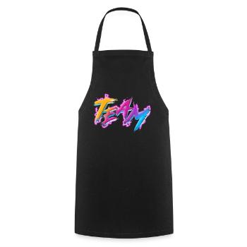 Team - Cooking Apron - black - Front - AI Model Male 185 dark (185cm)