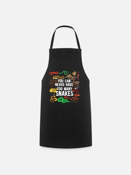 Snake Serpent You Can Never Have - Kochschürze - Schwarz