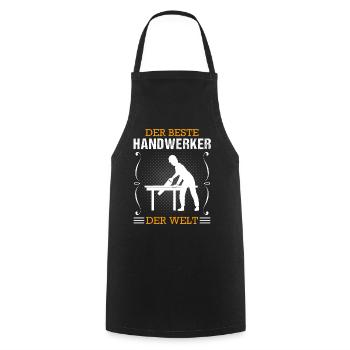 Handwerker Handwerk Beruf Ausbildung Geschenk - Kochschürze - Schwarz - Vorne - AI Model Male 185 dark (185cm)
