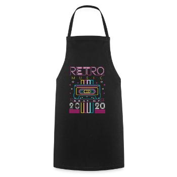 Best Of 2020 Retro Cassette Vintage Birthday - Cooking Apron - black - Front - AI Model Male 185 dark (185cm)