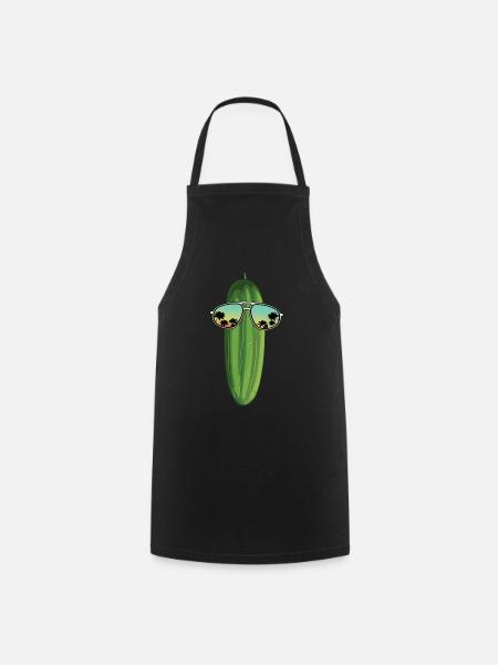 Concombre - Tablier de cuisine - noir