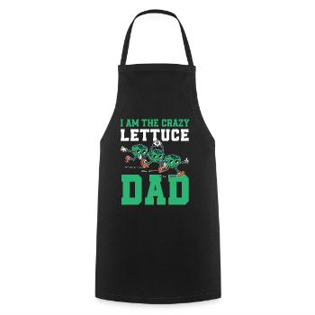 Lettuce Daddy - Cooking Apron - black - Front - AI Model Male 185 dark (185cm)