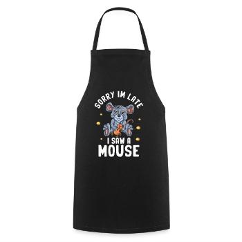 Souris Souris Cadeau Rat Rongeur Souris Souris Lousemaus - Tablier de cuisine - noir - Devant - AI Model Male 185 dark (185cm)