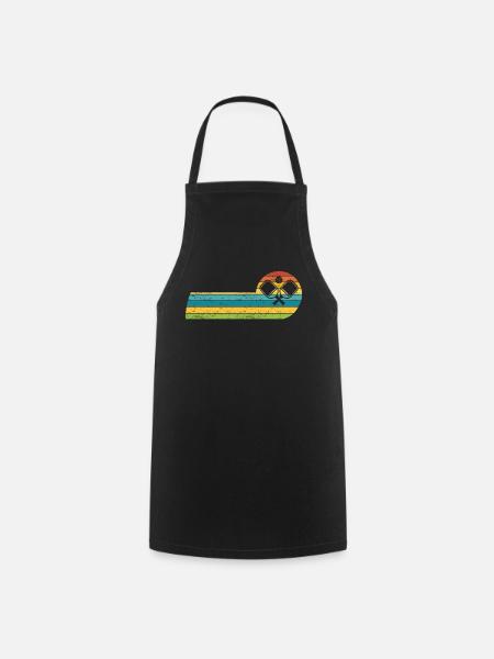 Pickleball Padel Racket Pickleball Balls - Cooking Apron - black