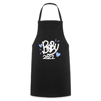 Bébé 2022 Enceinte - Tablier de cuisine - noir - Devant - AI Model Male 185 dark (185cm)