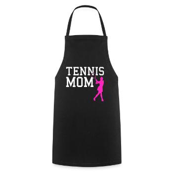 tennis mom - Kochschürze - Schwarz - Vorne - AI Model Male 185 dark (185cm)