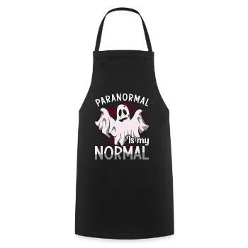 Ghost Hunter Paranormal Ghost Hunt Ghost Gift - Cooking Apron - black - Front - AI Model Male 185 dark (185cm)