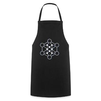 DeFi Decentralized Finance Blockchain BTC Crypto - Kochschürze - Schwarz - Vorne - AI Model Male 185 dark (185cm)