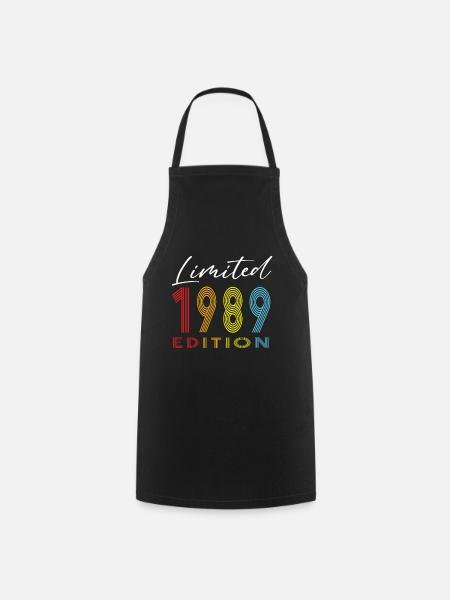 Édition limitée 1989 - Tablier de cuisine - noir