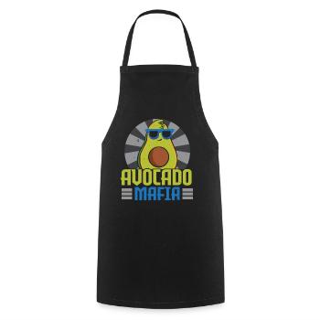 Avocado Mafia Avocado Lover Guac Guacamole Ket - Cooking Apron - black - Front - AI Model Male 185 dark (185cm)