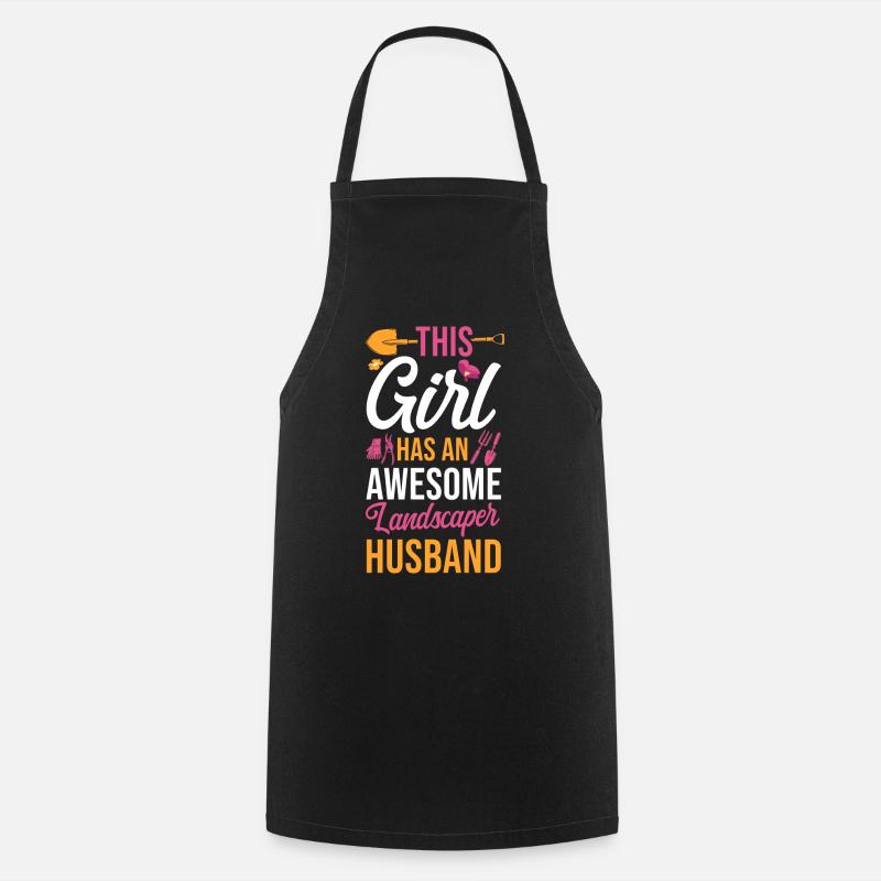Landscaper Landscaping Landscape - Cooking Apron - black