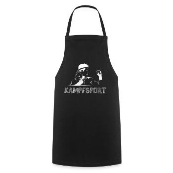 muay thai Symbol Kämpfer Kampfsport gym Dojo - Kochschürze - Schwarz - Vorne - AI Model Male 185 dark (185cm)