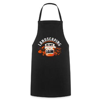 Paysagiste Aménagement Paysager - Tablier de cuisine - noir - Devant - AI Model Male 185 dark (185cm)