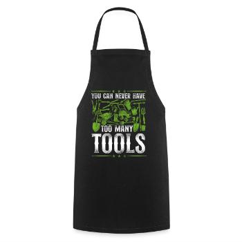 Paysagiste Aménagement Paysager - Tablier de cuisine - noir - Devant - AI Model Male 185 dark (185cm)