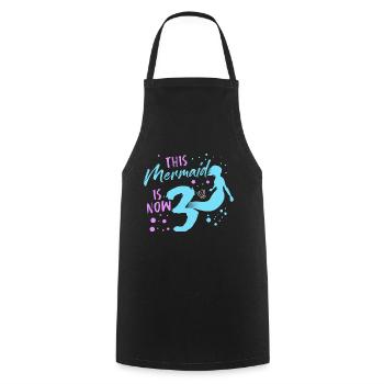 Meerjungfrau Tshirt - Kochschürze - Schwarz - Vorne - AI Model Male 185 dark (185cm)