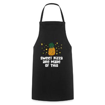 Ananas Hawaii Cadeau Fruit Fruit Ananas Fruit - Tablier de cuisine - noir - Devant - AI Model Male 185 dark (185cm)